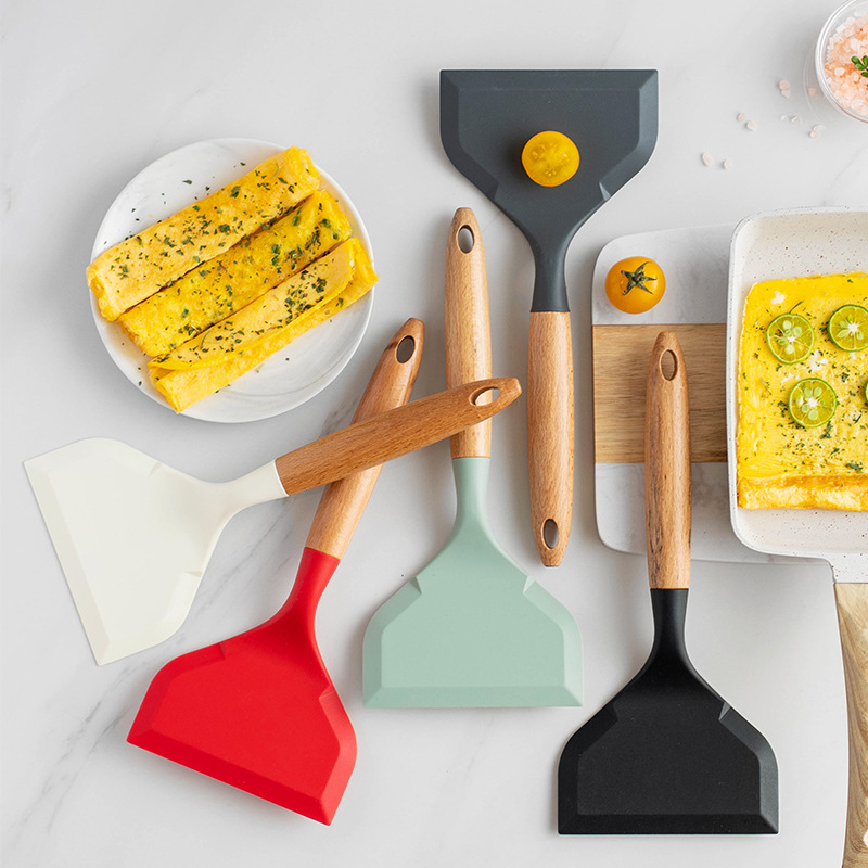 Gıda Sınıfı Silikon Pişirme Ge - Okonomiyaki Spatula incelemesi ve fiyatı